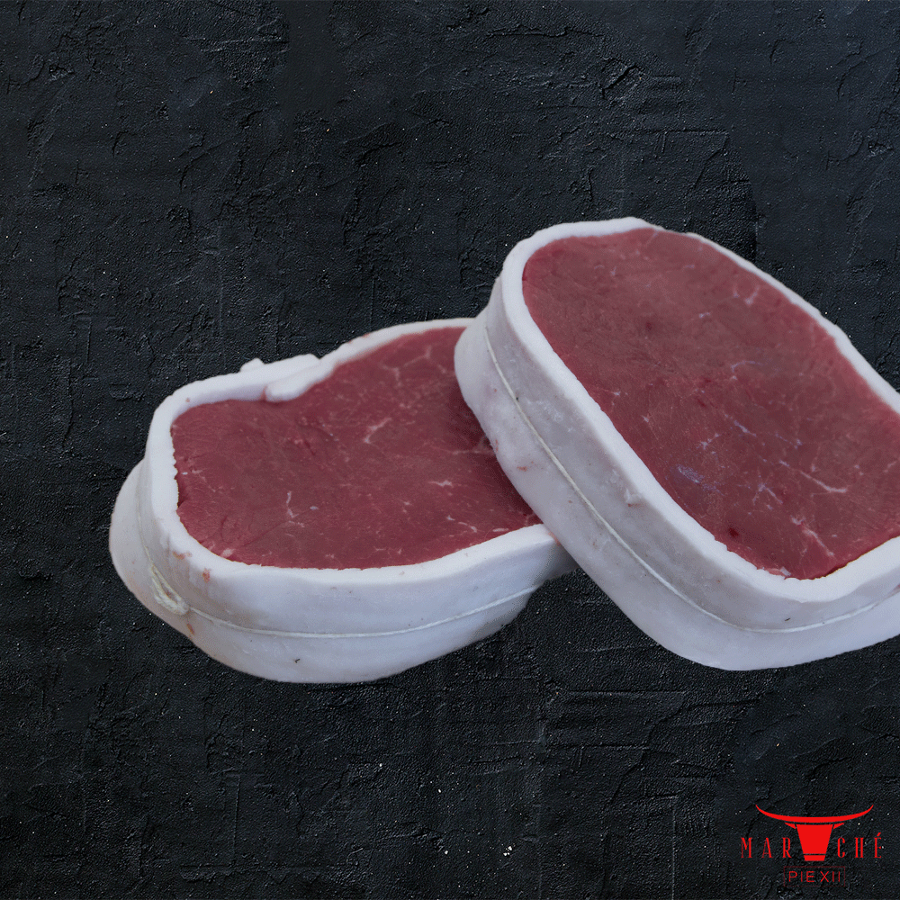 Tournedos de boeuf bardé