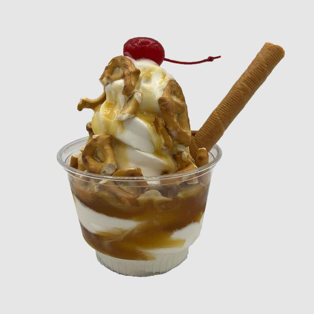 Sundae caramel & pretzel