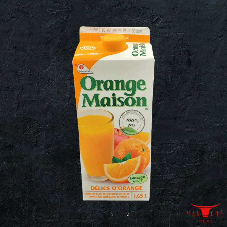 Jus d'orange à 100 Orange Maison Marche Pie XII