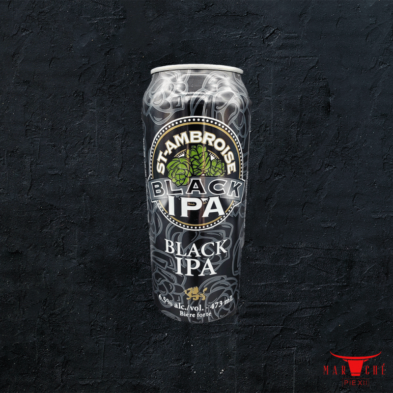 SainteAmbroise Black IPA 473mL Marche Pie XII